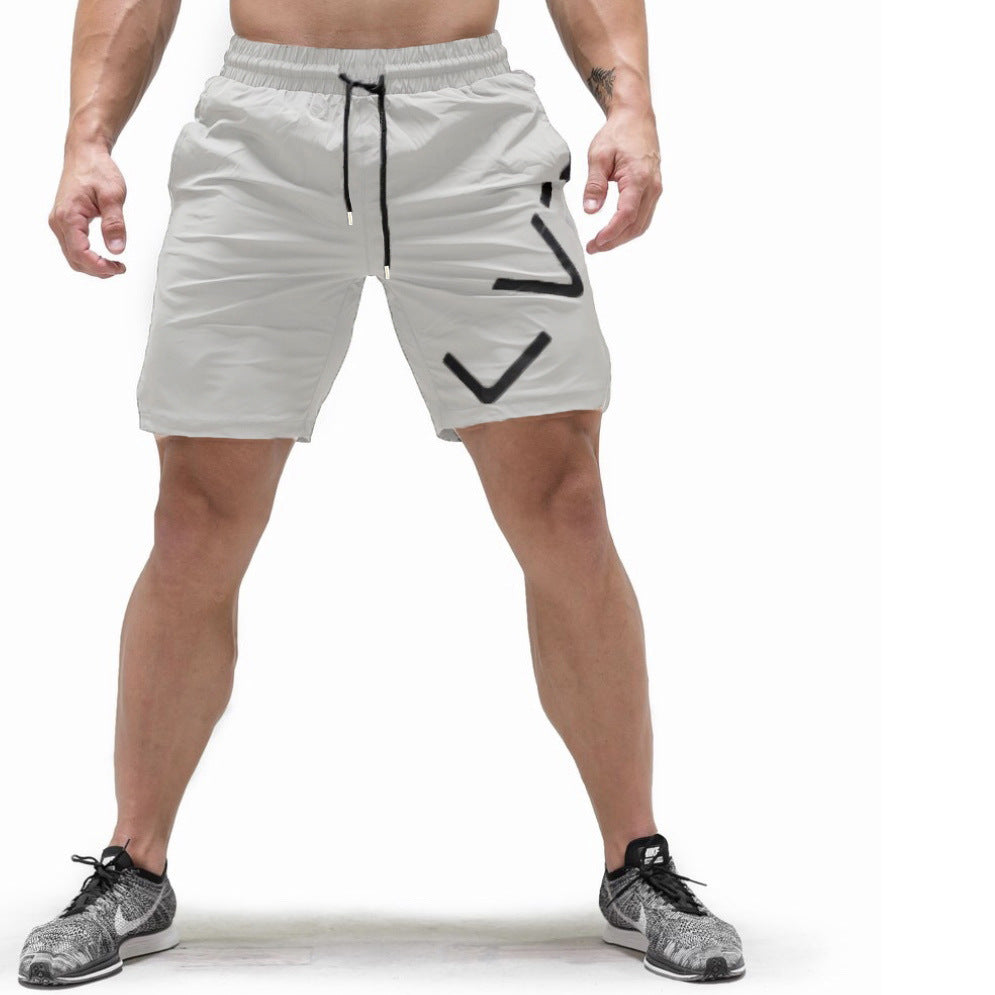 Men's Athleisure Cotton Stretch Workout Loose Shorts