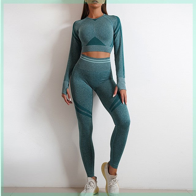 Seamless Sports Set For Women Workout Outfit